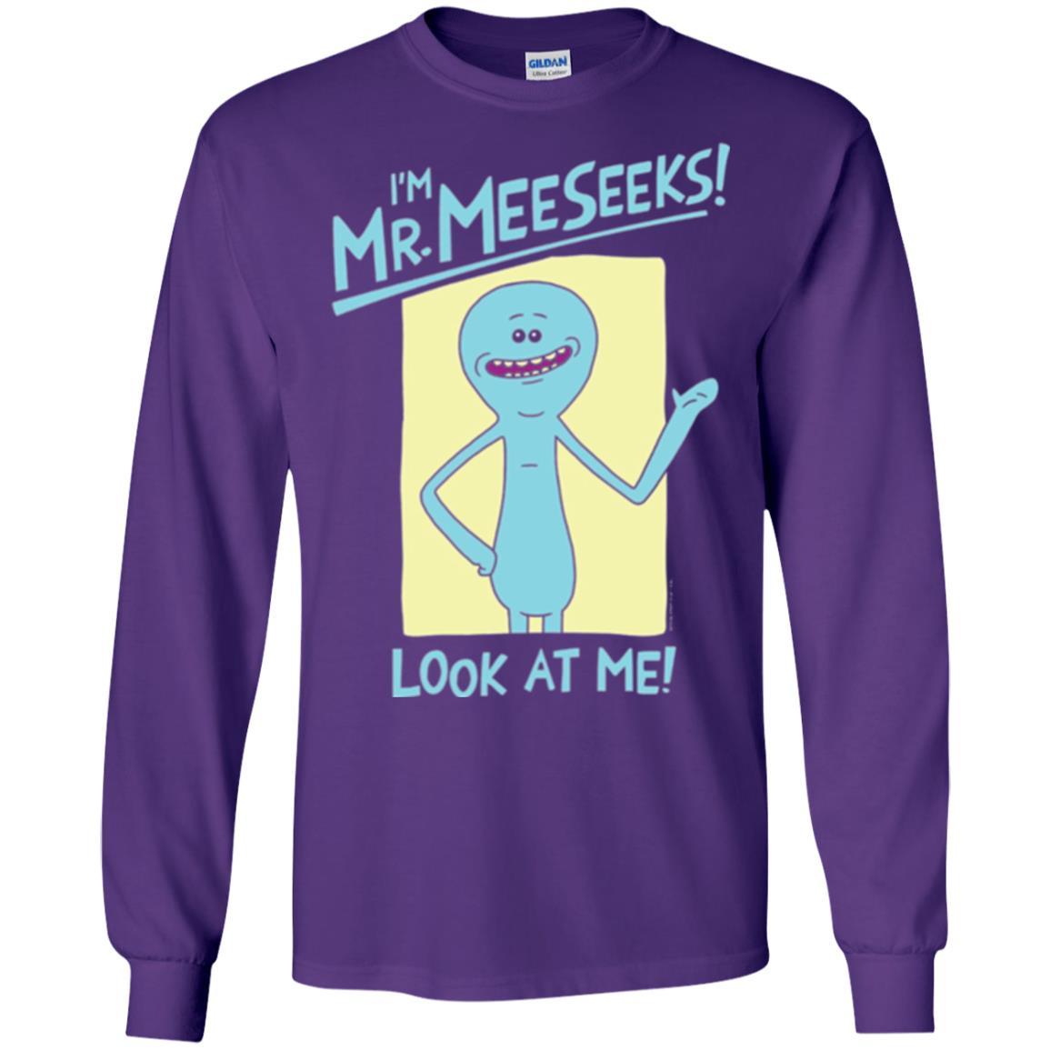 Film T-shirt I'm Mr. Meeseeks Look At Me Purple