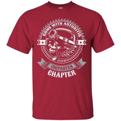 Sons With Arthritis Ibuprofen Chapter Funny Bikers Shirt Cardinal