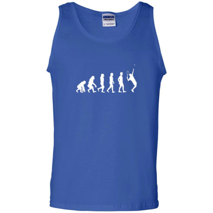 Evolution Of Tennis Player T-shirt Royal