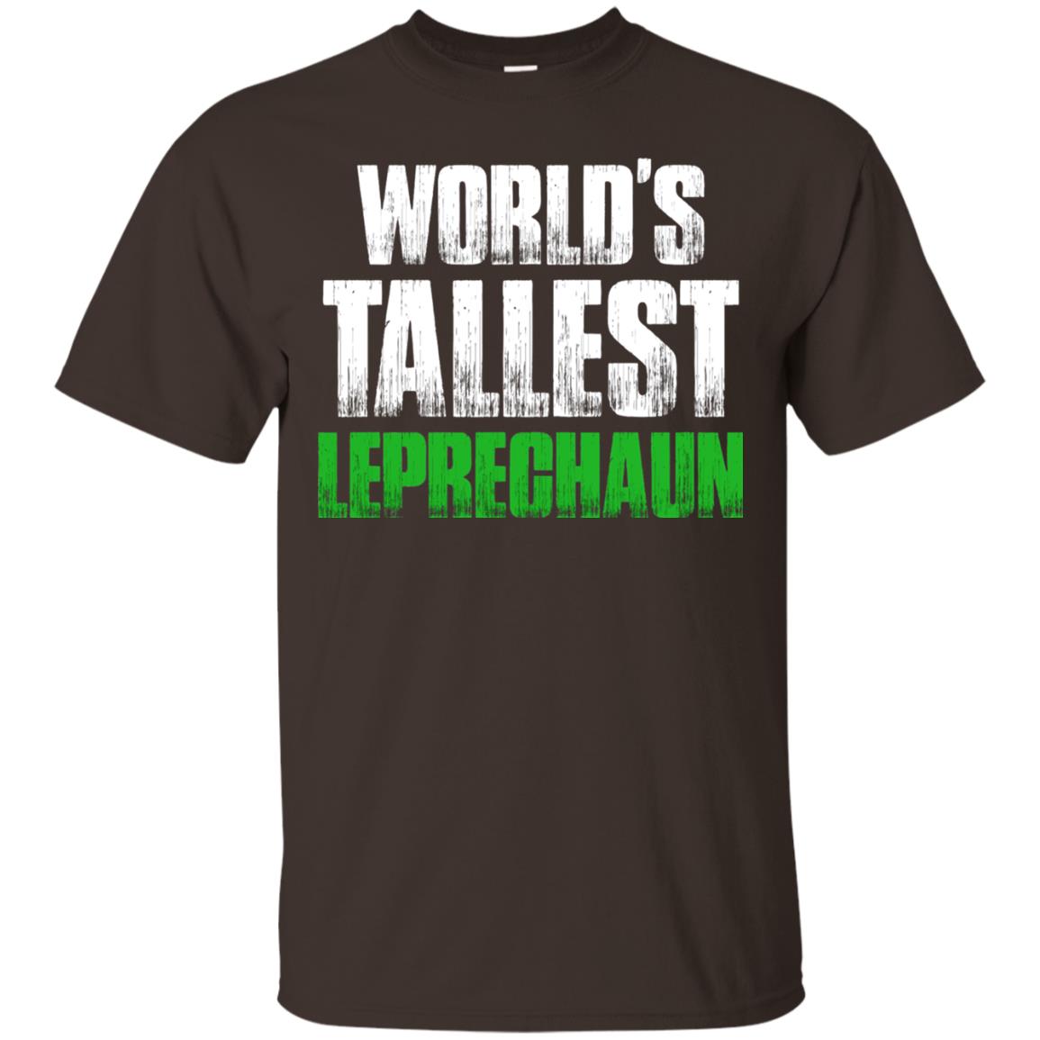 St. Patrick_s Day T-shirt World_s Tallest Leprechaun Dark Chocolate