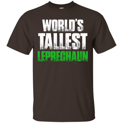 St. Patrick_s Day T-shirt World_s Tallest Leprechaun Dark Chocolate
