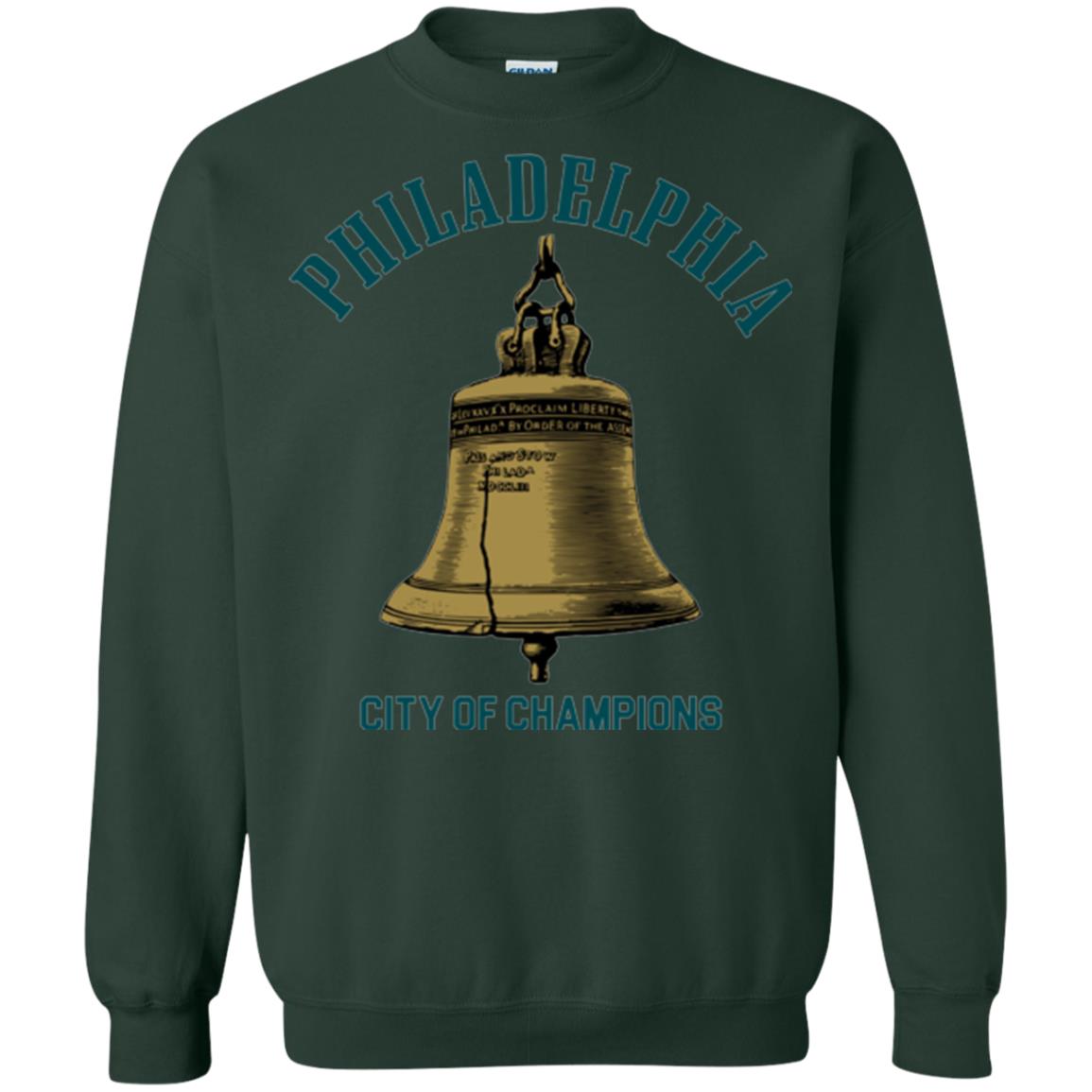 Football T-shirt Philadelphia City Of Champions Forest Green