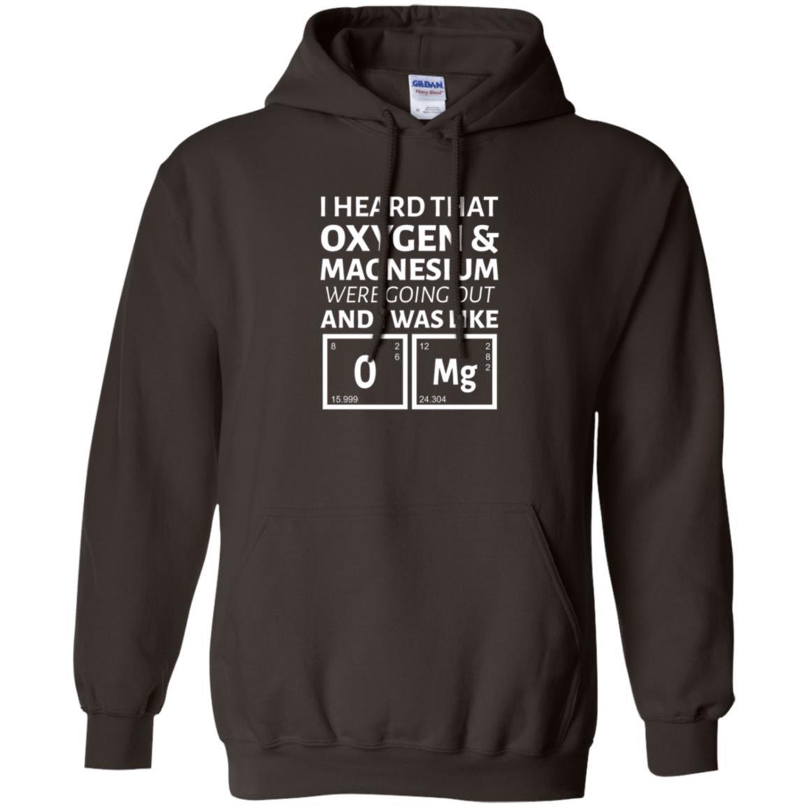 Science T-shirt I Heard That Oxygen And Magnesium Were Going Out Dark Chocolate
