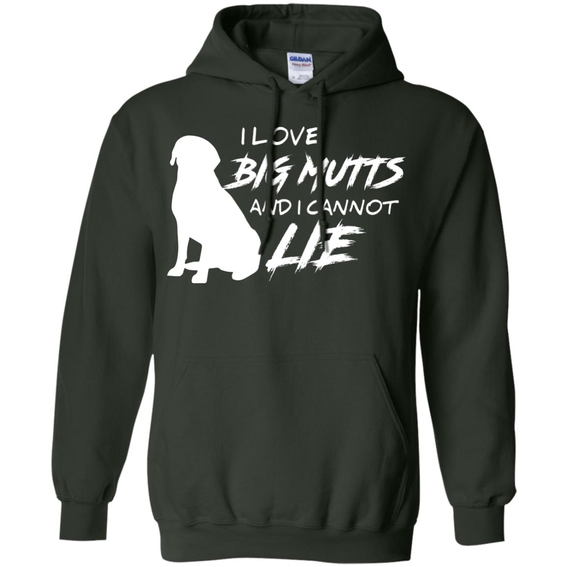 Dog Lover T-shirt I Love Big Mutts And I Cannot Lie Forest Green