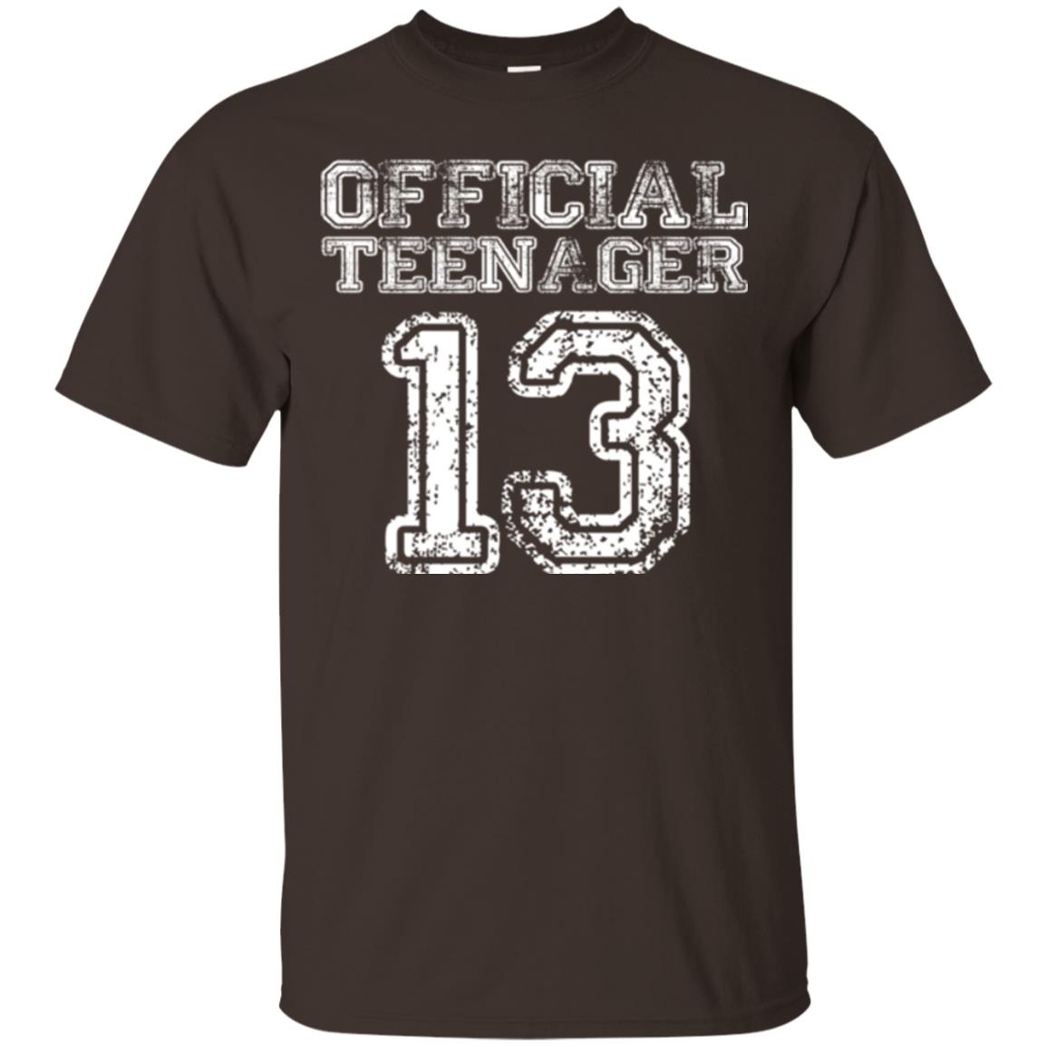 Brithday T-shirt Official Teenager T-shirt Dark Chocolate