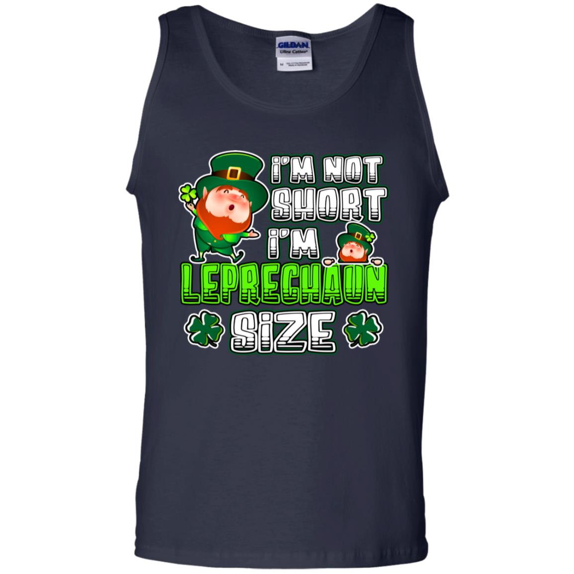 Im Not Short Im Leprechuan Size Irishman Ireland Shirt Navy