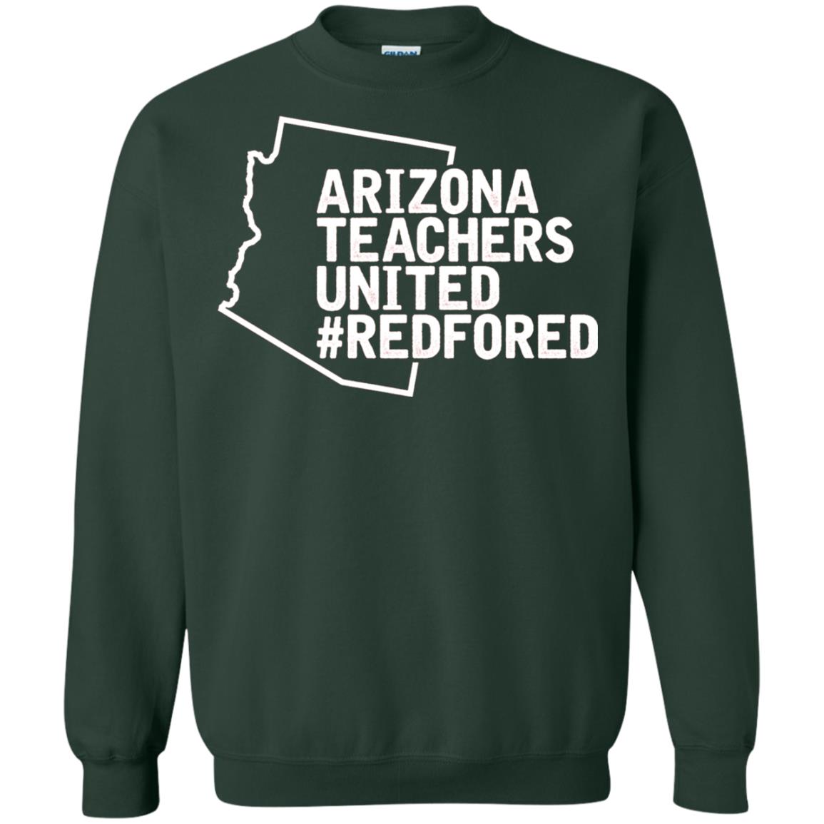Arizona Teacher Shirt Red For Ed #redfored Forest Green