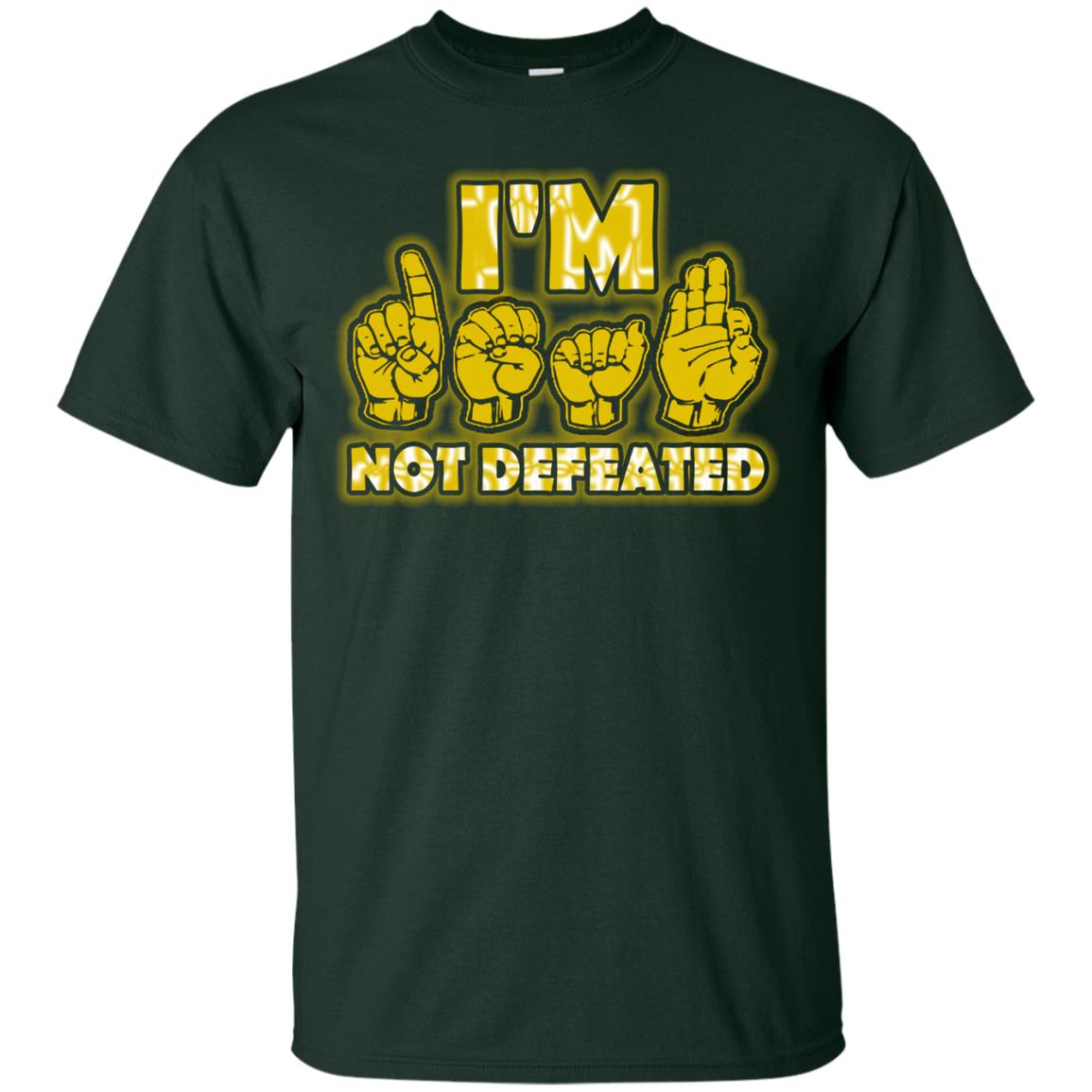 I'm Deaf Not Defeated Shirt Forest