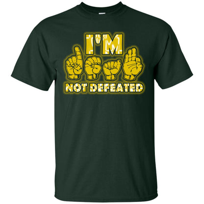 I'm Deaf Not Defeated Shirt Forest