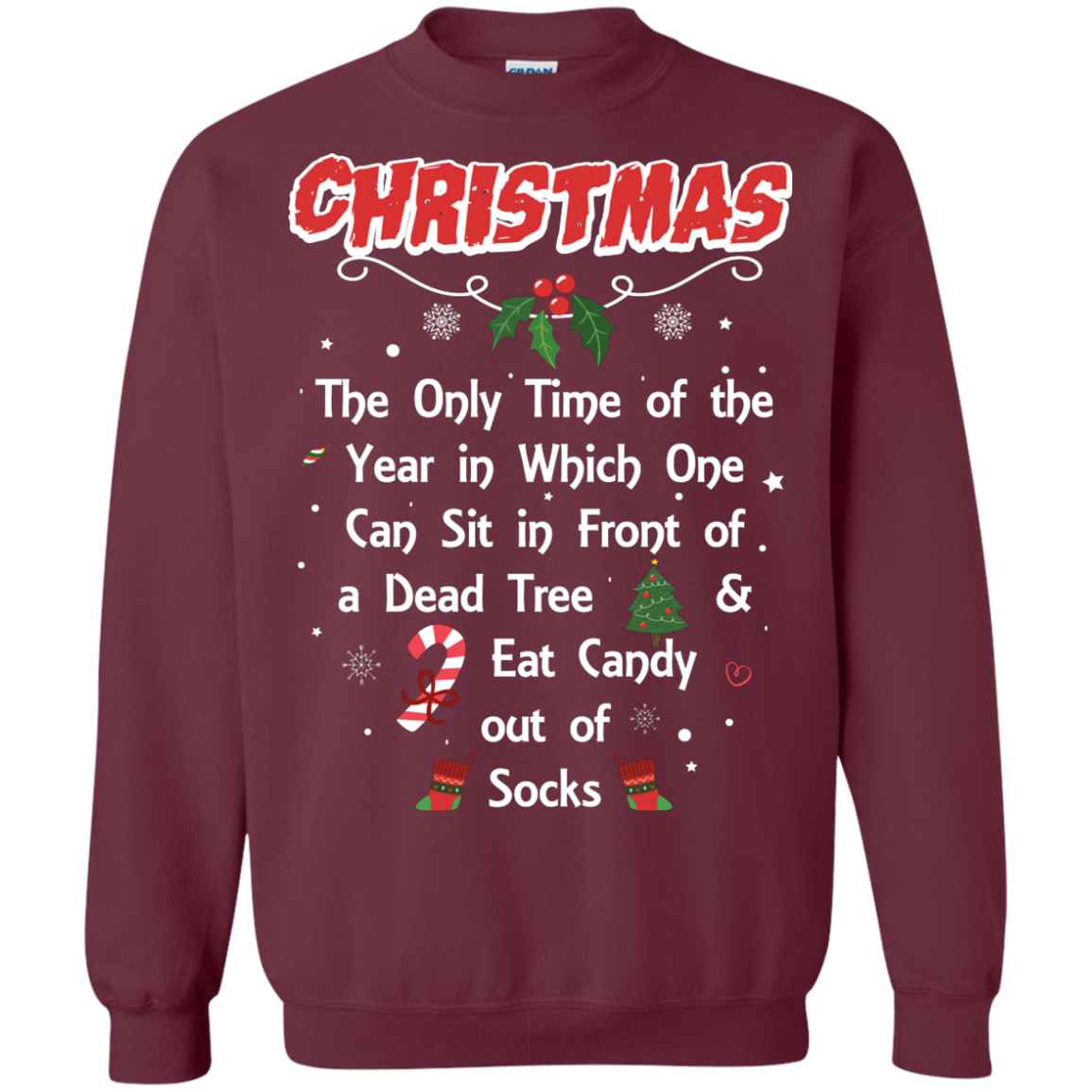 Christmas T-Shirt Maroon
