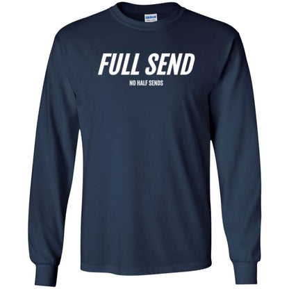 Full Send No Half Send T-shirt Navy