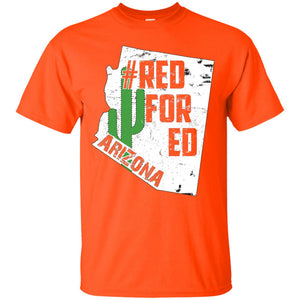 Arizona Teacher Shirt Hash Tag Red For Ed Support For Teachers