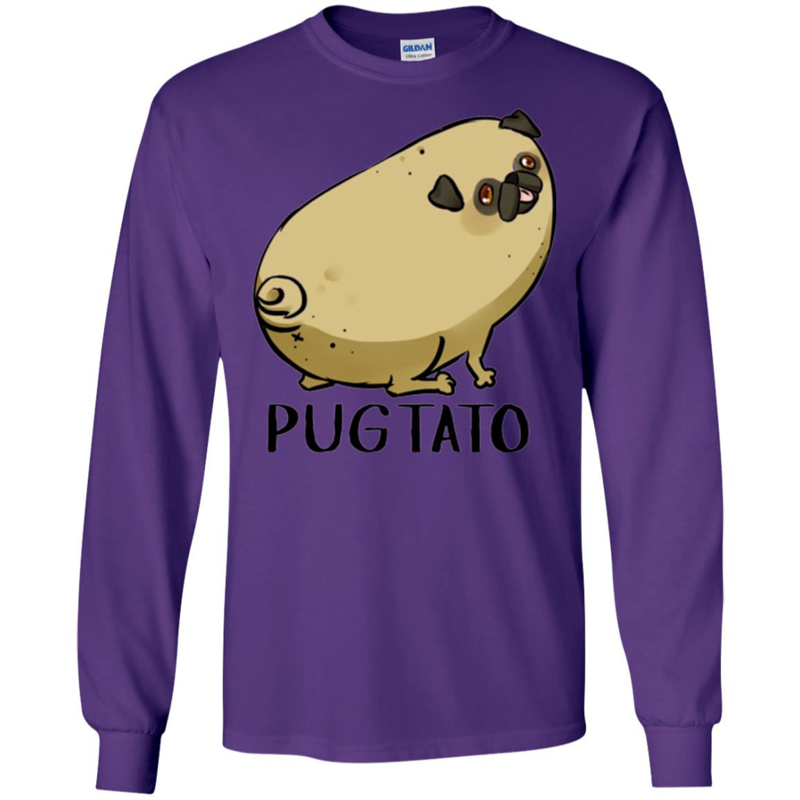 Dog Lovers T-shirt Pugtato Purple