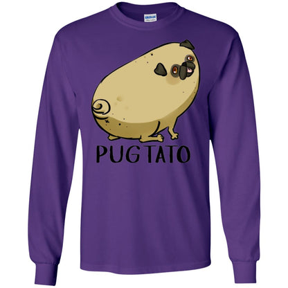 Dog Lovers T-shirt Pugtato Purple