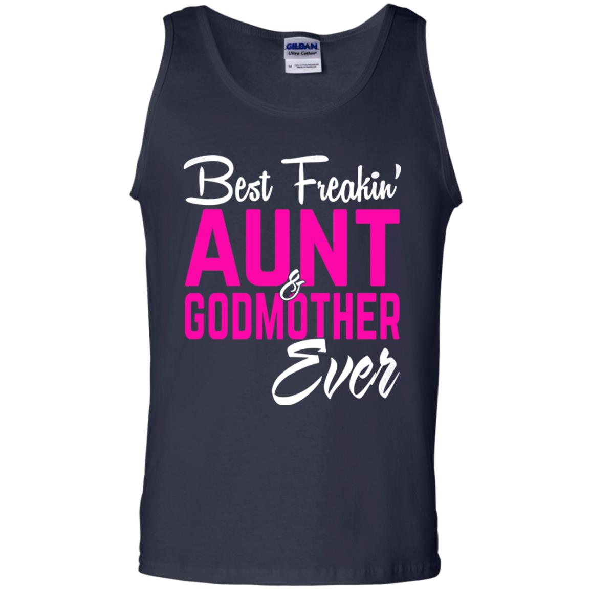 Best Freakin Aunt And Godmother Ever Family T-shirt Navy