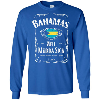 Well Mudda Sick Souvenir Vintage Bahamas Vacation T-shirt