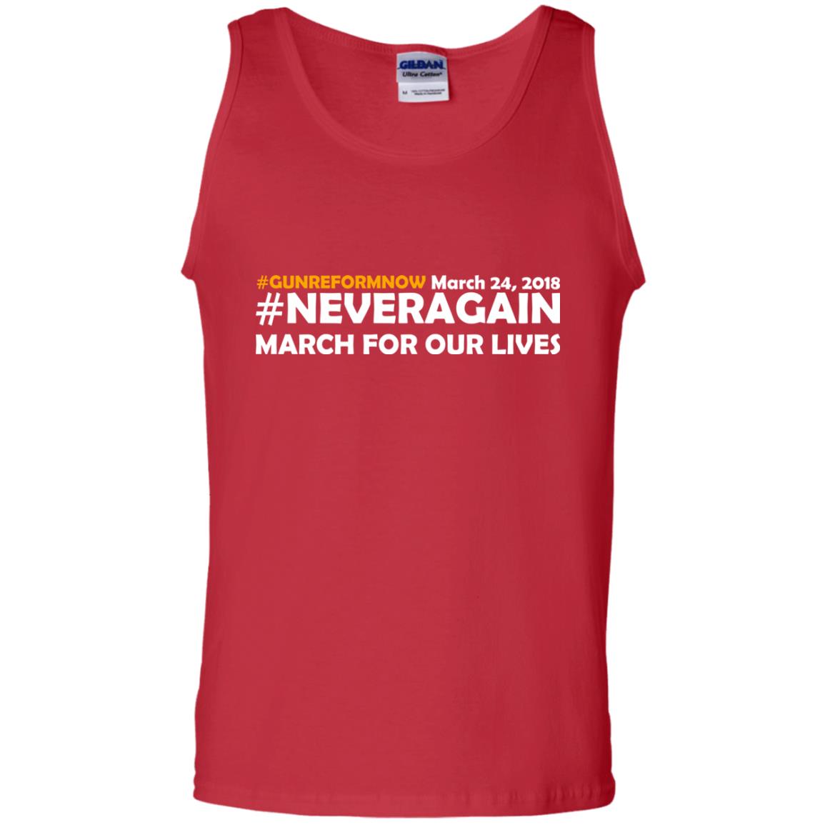Anti Gun T-shirt Gun Reform Now Never Again March For Our Lives March 24 2018 Red