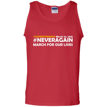 Anti Gun T-shirt Gun Reform Now Never Again March For Our Lives March 24 2018 Red