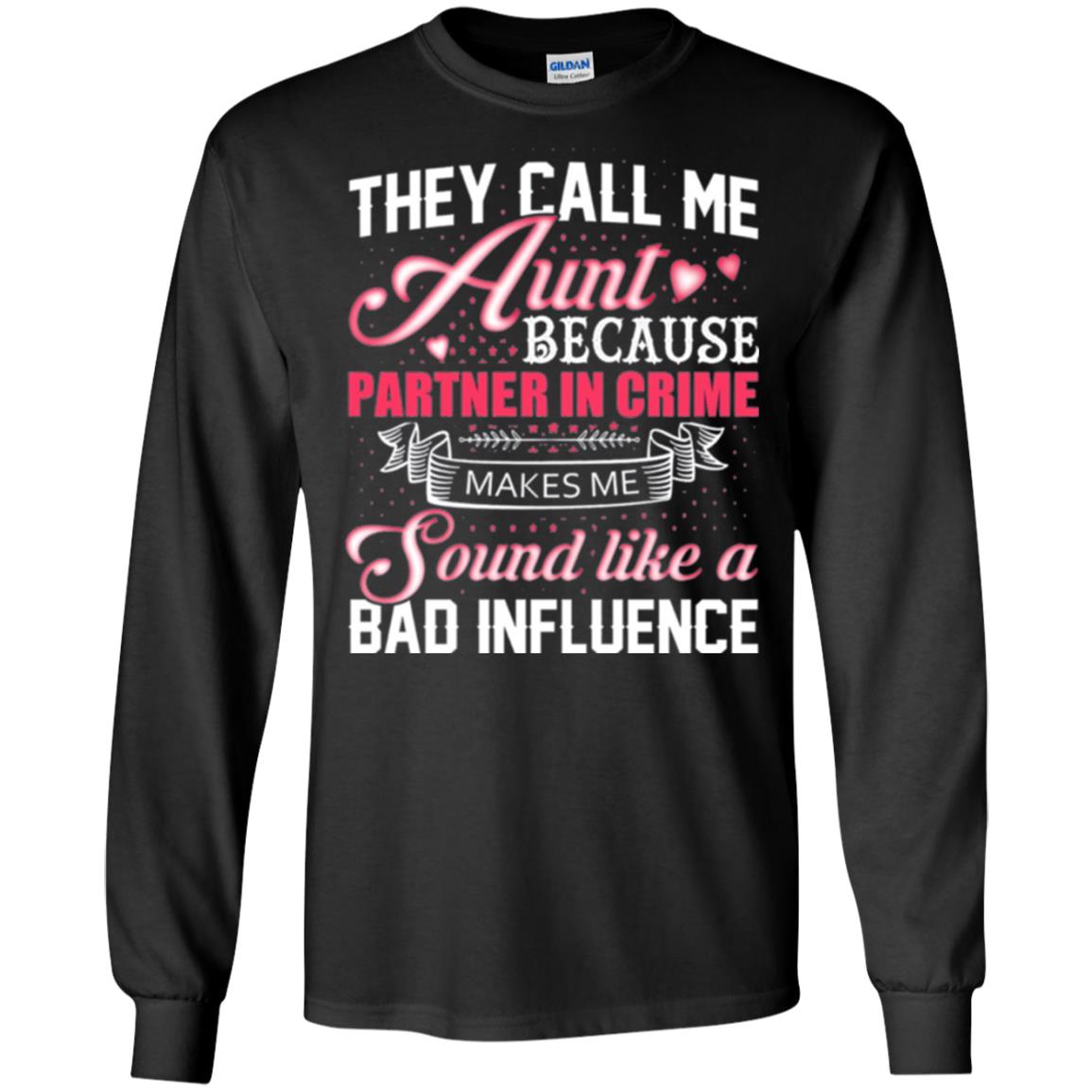 Aunt T-shirt They Call Me Aunt Black