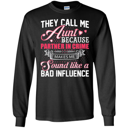 Aunt T-shirt They Call Me Aunt Black