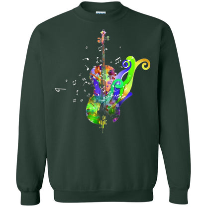 Violin Musical Artist Music T-shirt Forest Green