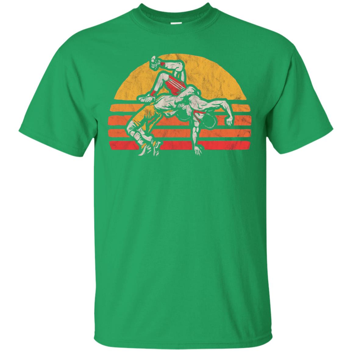 Vintage Wrestling Graphic Wrestler T-shirt Irish Green