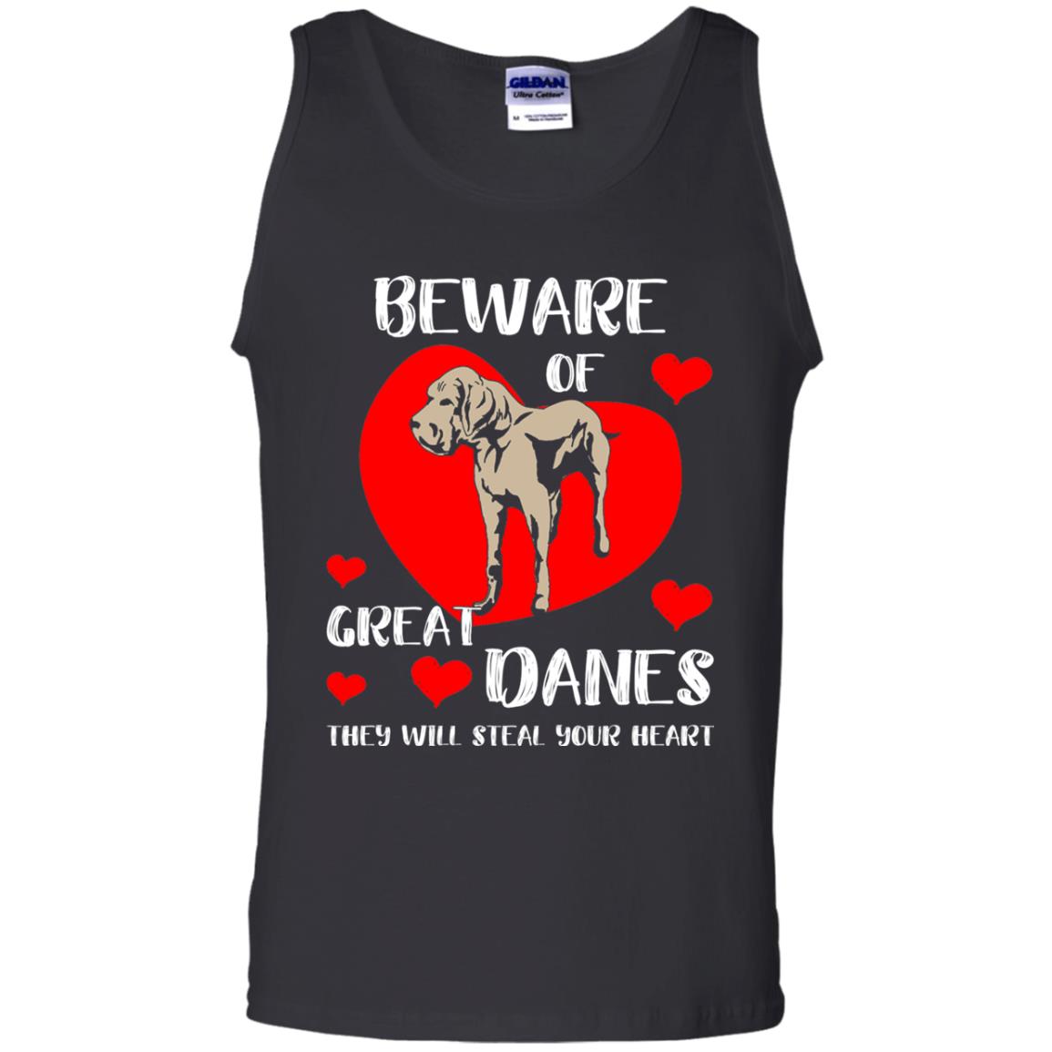 Beware Of Great Danes They Will Steal Your Heart Cute Shirt Black