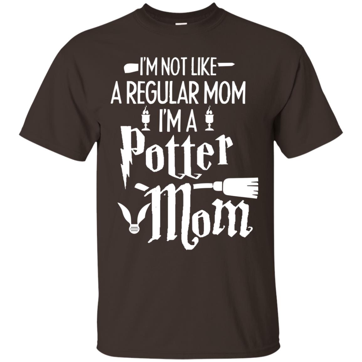 I'm Not Like A Regular Mom, I'm A Potter Mom Harry Potter Fan Shirt Dark Chocolate