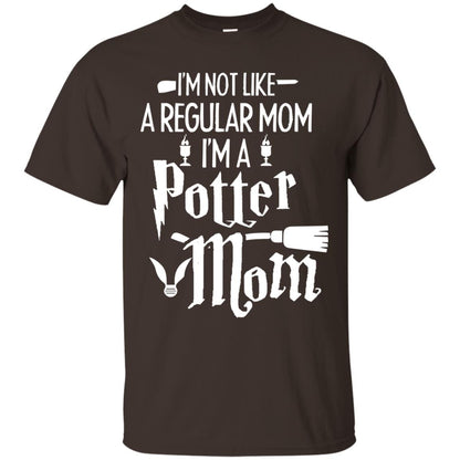 I'm Not Like A Regular Mom, I'm A Potter Mom Harry Potter Fan Shirt Dark Chocolate