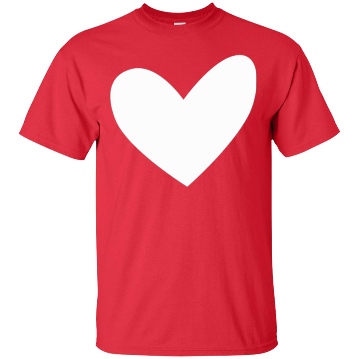 All About Heart T-shirt Cute Heart For Valentine Red