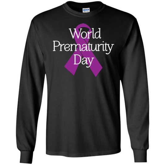 Cancer Awareness T-shirt World Prematurity Day T-shirt Black
