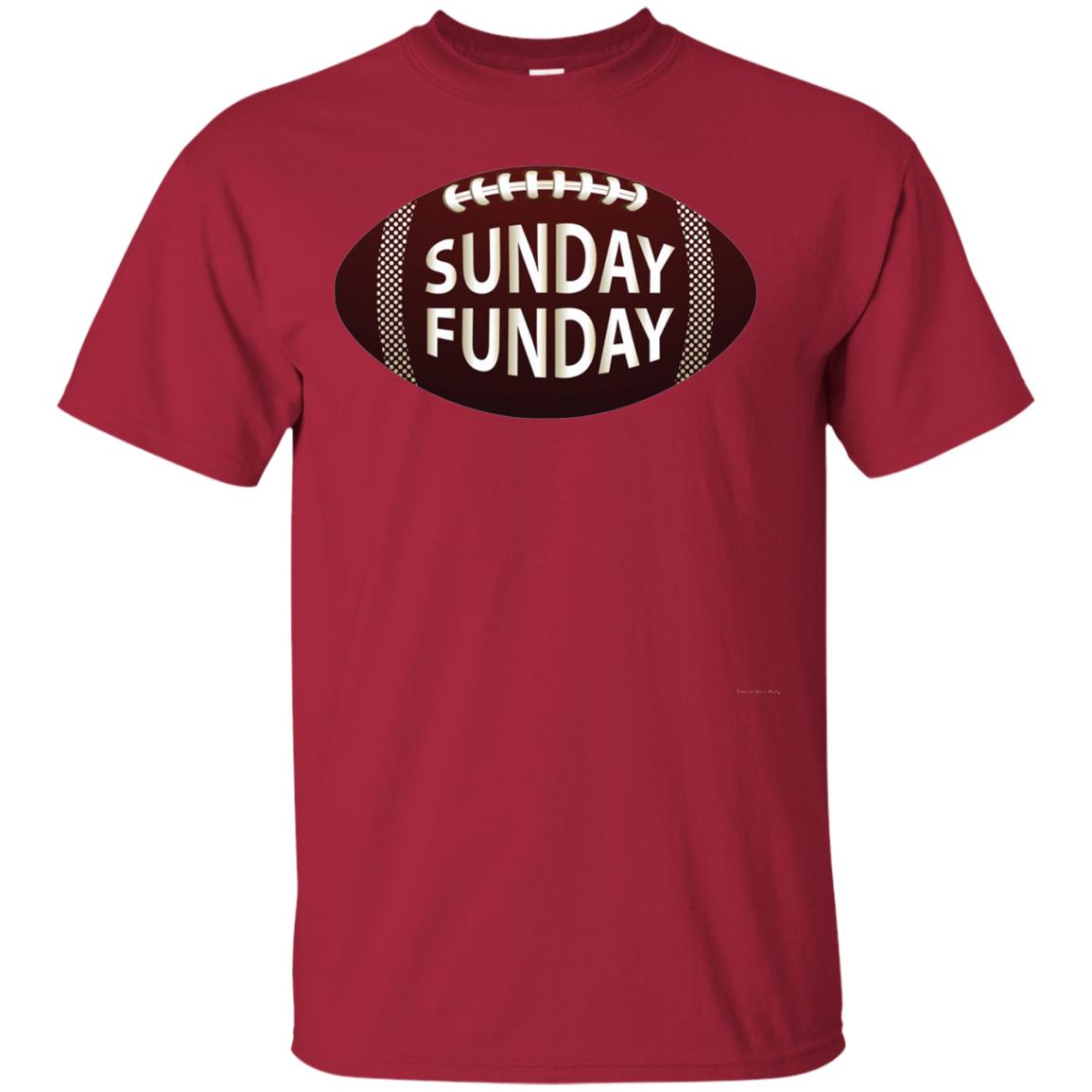 Sunday Funday Football T-shirt Cardinal