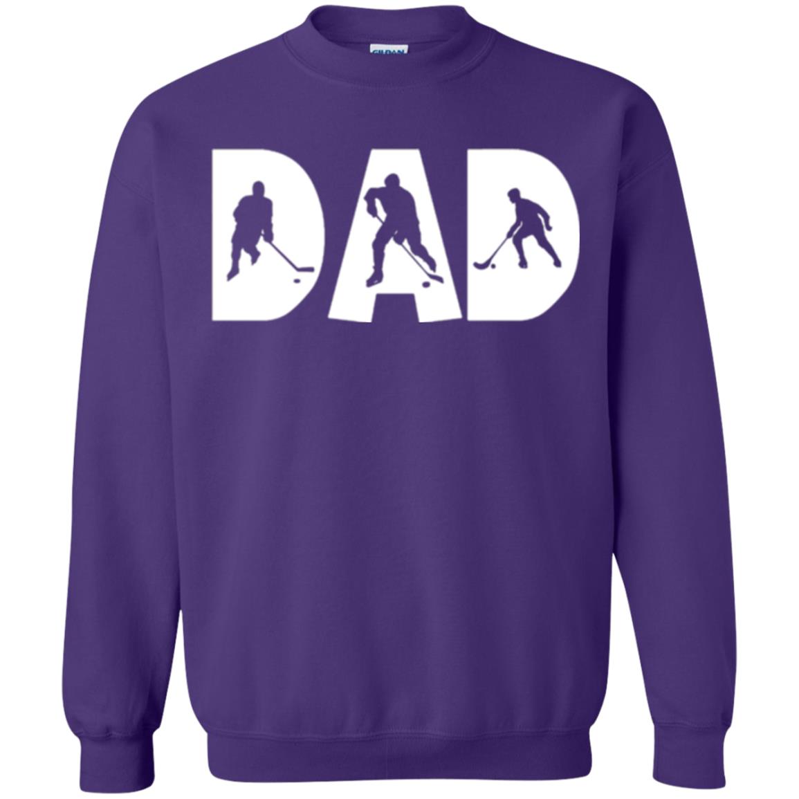 Daddy T-shirt Hockey Lover Purple