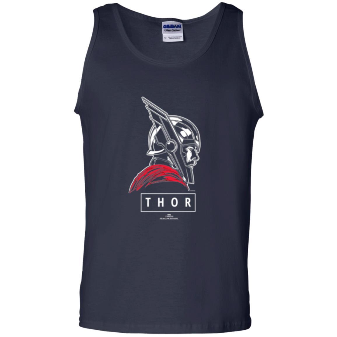 Marvel Thor Ragnarok God Of Tonal Street View T-shirt Navy