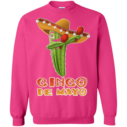 Dabbing Cinco De Mayo Cactus Shirt Heliconia