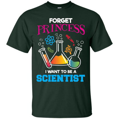 Forget Princess I Want To Be A Scientist Shirt Chemistry Forest