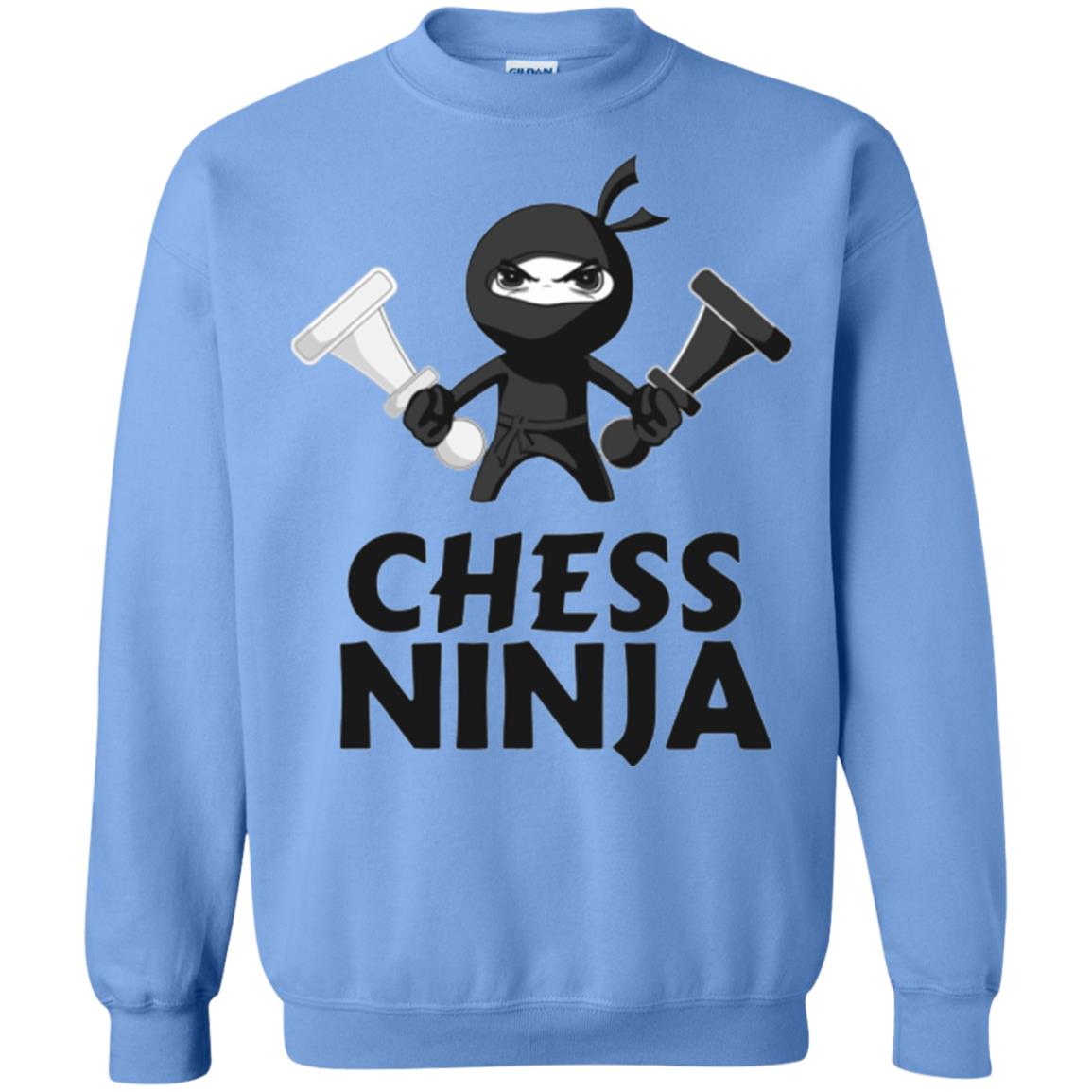 Funny Chess Ninja T-shirt Carolina Blue