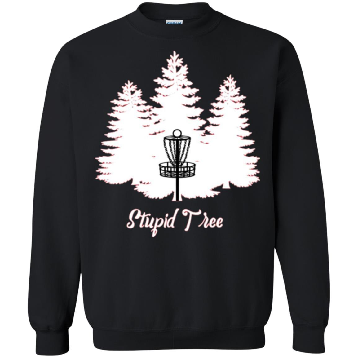 Disc Golf T-shirt Stupid Tree Black