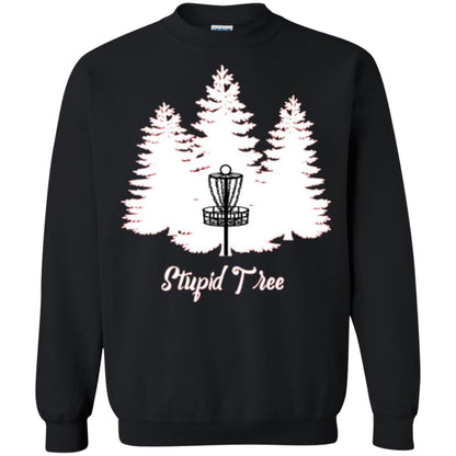 Disc Golf T-shirt Stupid Tree Black