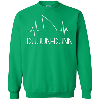 Funny Shark Shirt Feat. Shark Heartbeat Shark Lovers T-shirt Irish Green