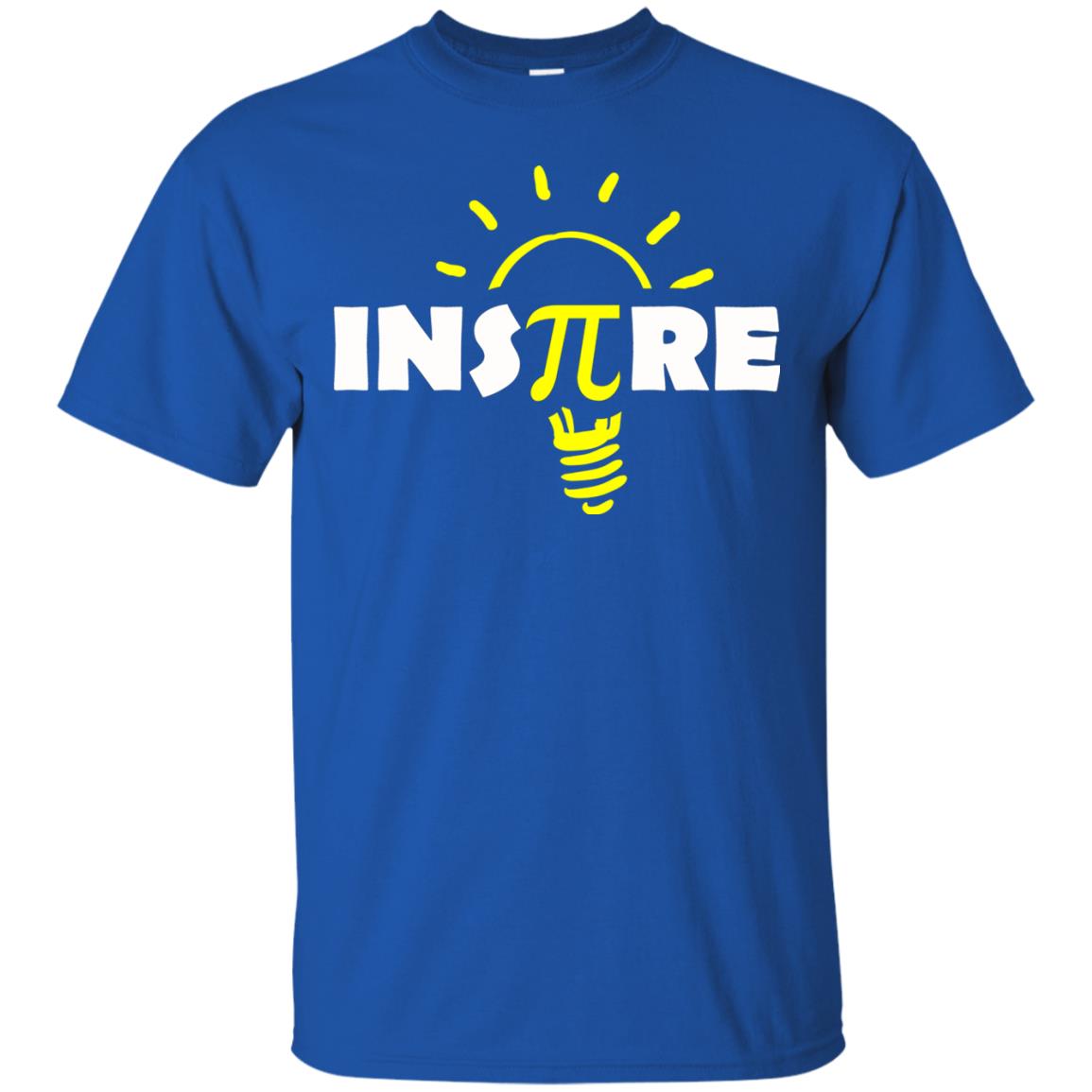 Inspire Light Bulb Cool Gift Shirt Royal