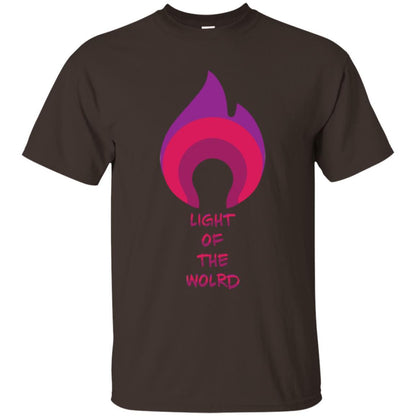 Music T-shirt Light Of The World Dark Chocolate