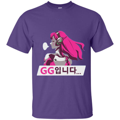 Overwatch D. Va Gg Spray T-shirt Purple