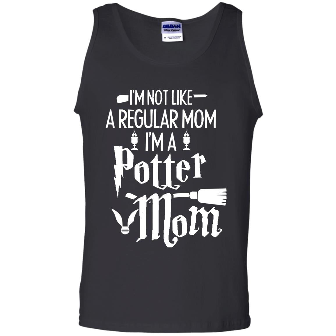 I'm Not Like A Regular Mom, I'm A Potter Mom Harry Potter Fan ShirtG220 Gildan 100% Cotton Tank Top