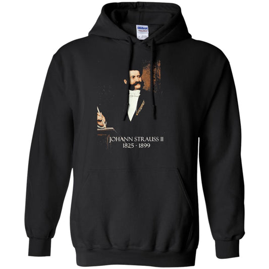 Musician T-shirt Johann Strauss Ii Black