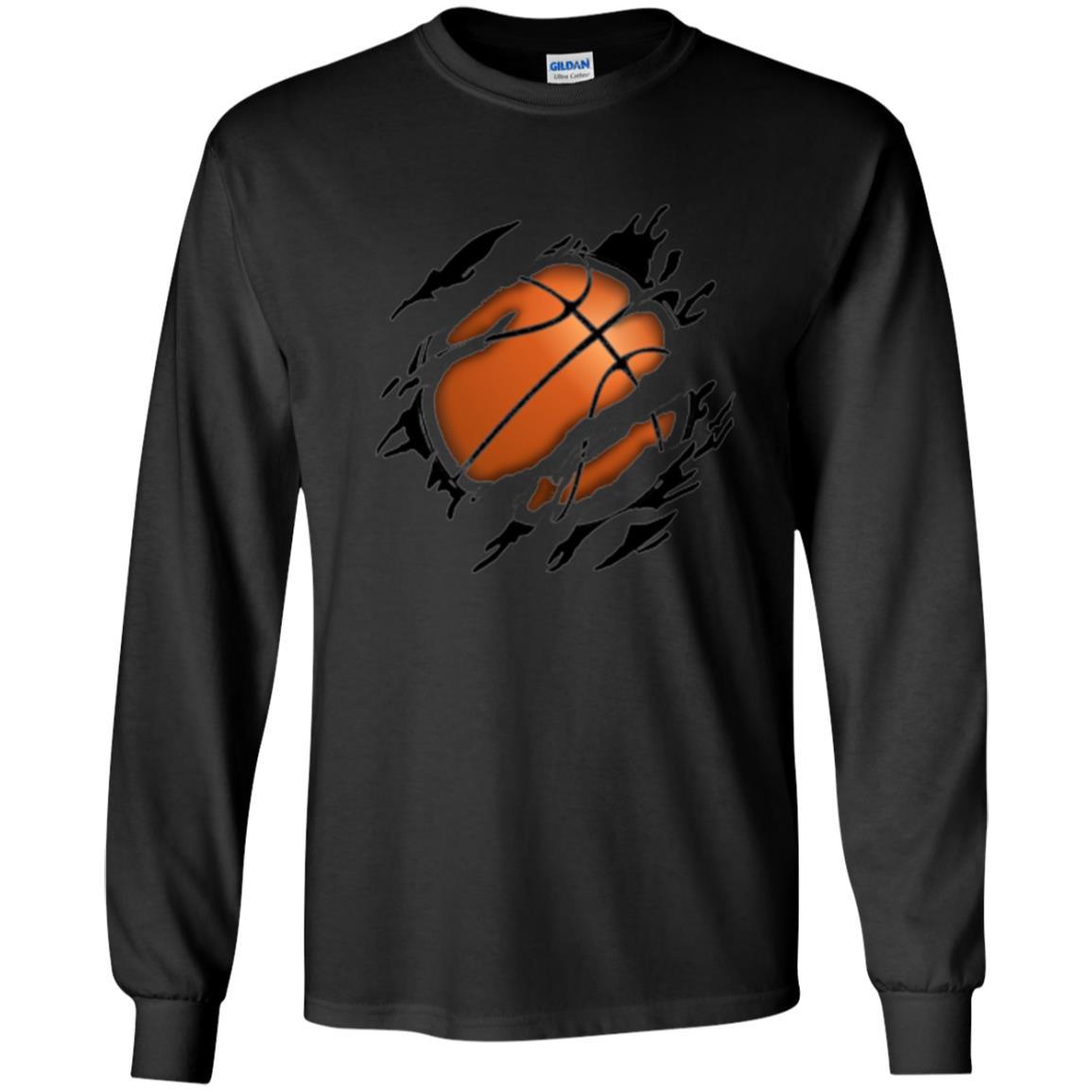 Basketball Lover T-shirt Basketball In Me Black