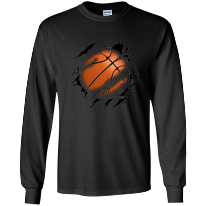 Basketball Lover T-shirt Basketball In Me Black