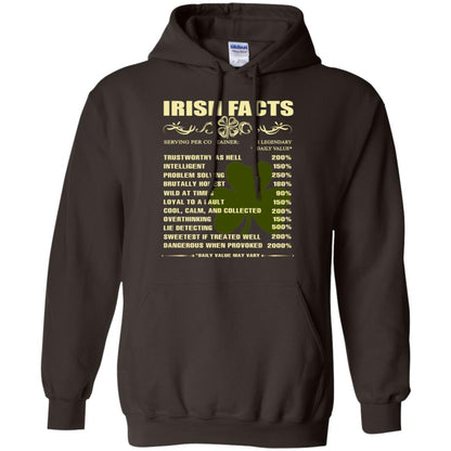 Irish Facts Intelligent Problem Solving Shirt Dark Chocolate