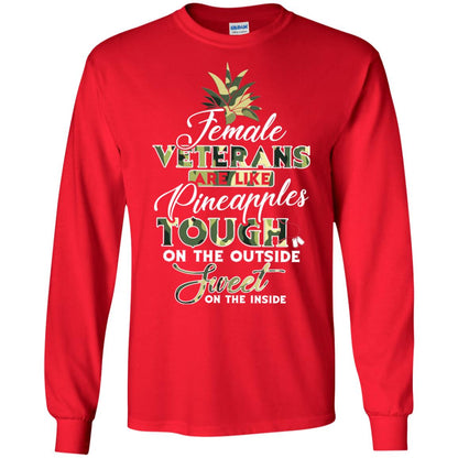 Female Veterans Are Like Pineapple Tough On The Outside Sweet On The Inside Red