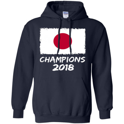 Football Lover T-shirt Japan Champions 2018 T-shirt Navy